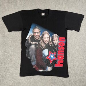 Hanson Vintage 90s Rap Parking Lot Band Tee Mens‎ XS-S Front Back Americas Best